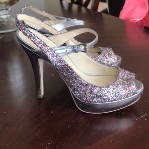 Inc  brand sequined heels